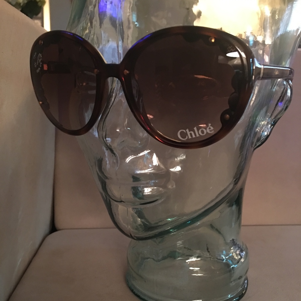 NEW CHLOE HAVANA WOMEN'S SUNGLASSES - Picture 2 of 8